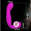 Vagina Silikon Vibratoren Sex Produkt für Frau Injo-Zd101